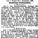 1892-09-01 Kl Standesamtsregister